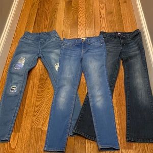 3 pairs of 👧🏼 size 10 girls jeans 💙💞💙